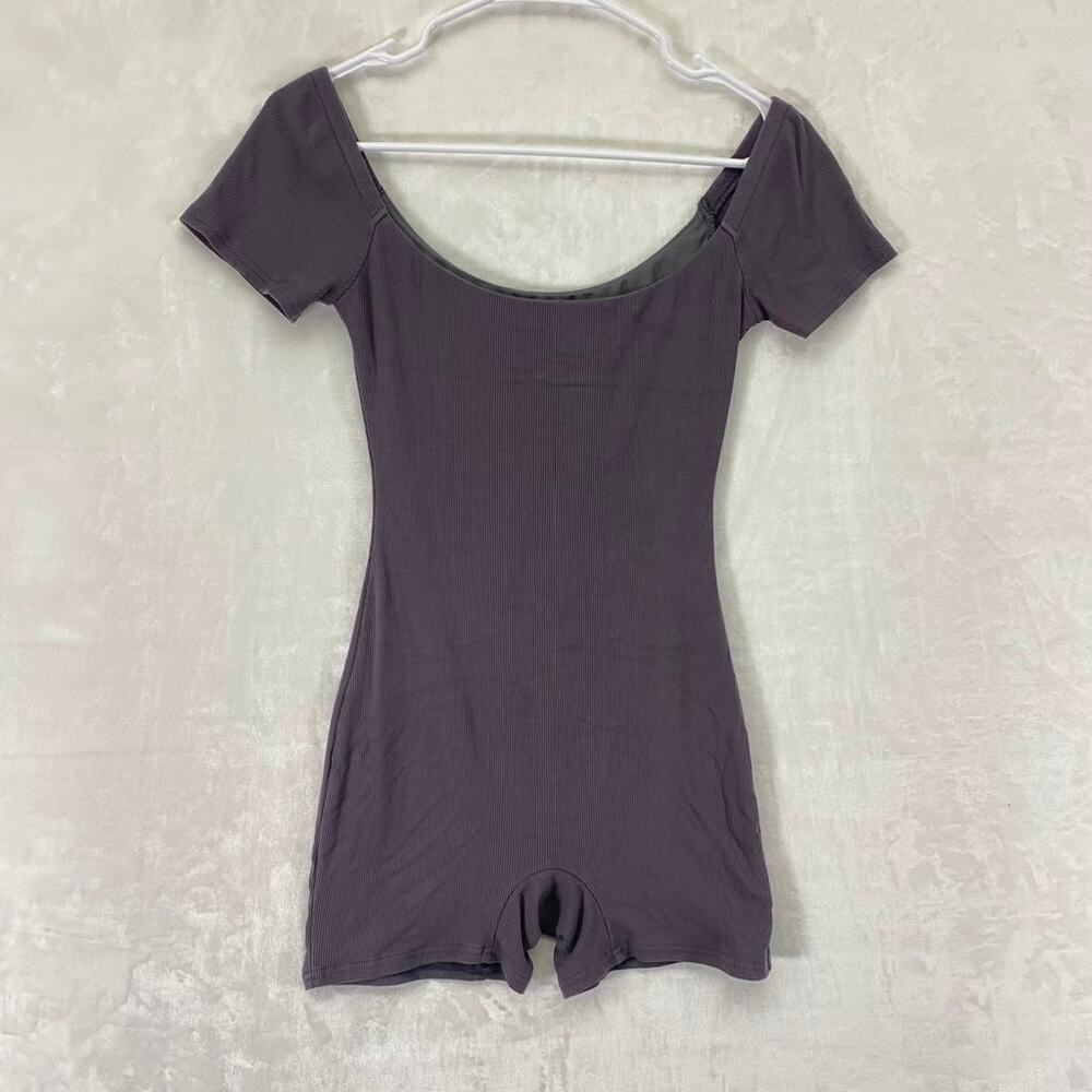 Whitefox Women's places to be charcoal playsuit Very soft Sz S - Picture 3 of 7